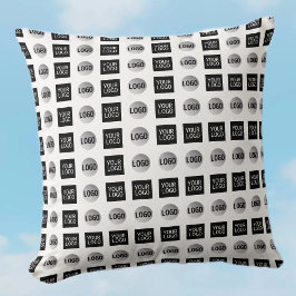 Almofada Design do padrão do logotipo Geométrico 2