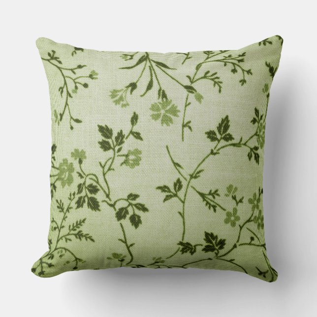 Almofada Design do quarto de banho verde quente (Frente)