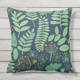 Almofada Design escuro da floresta