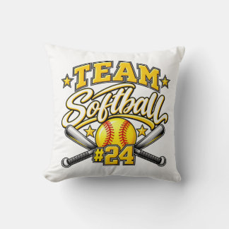 Almofada Design Esportivo Softbol #24 Time