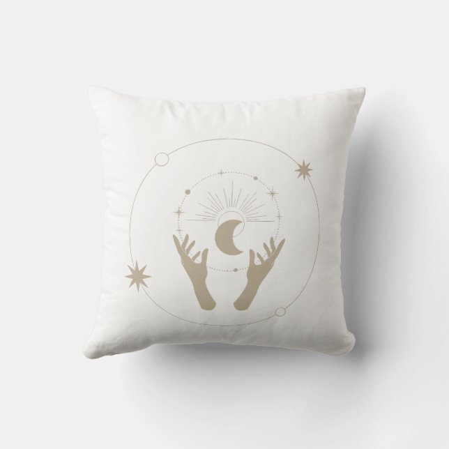 Almofada design estético de fantasia ao luar (Verso)