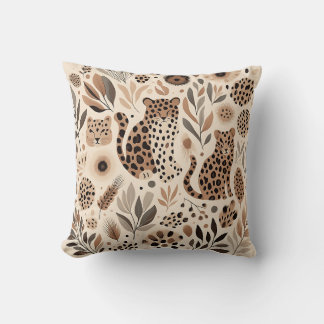 Almofada Design Floral Chic Leopard para Trendy Home