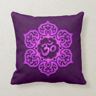 Almofada Design floral de Aum, roxo