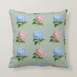 Almofada Design floral do Hydrangea do vintage