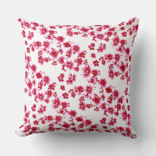 Almofada Design Floral Rosa