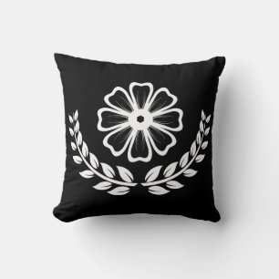 Almofada Design floral - travesseiro decorativo 16" do