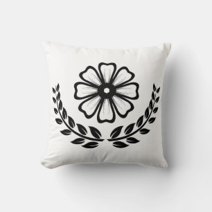 Almofada Design floral - travesseiro decorativo 16" do