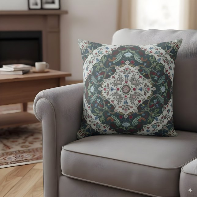 Almofada Design fundamental inspirado em William Morris (Criador carregado)