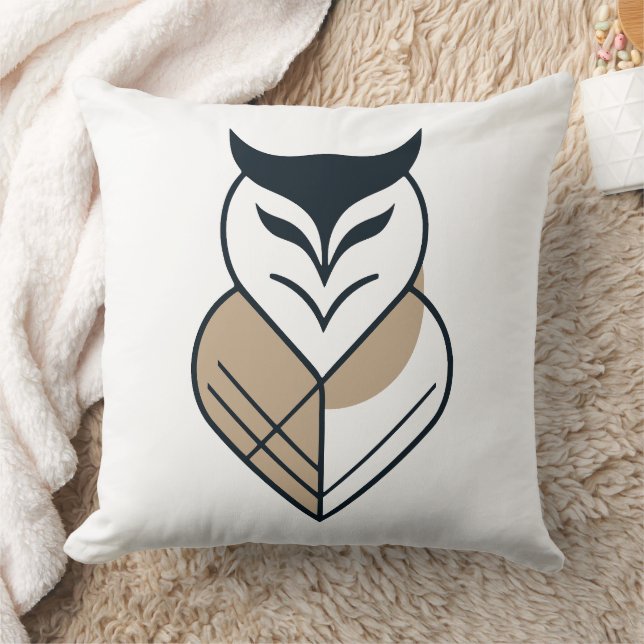 Almofada Design geométrico do logotipo OWL (Cobertor)