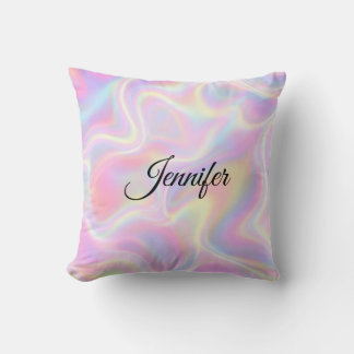 Almofada Design Girly Vibrante Pastel Holográfico em Espira
