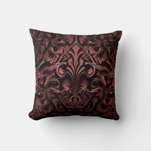 Almofada Design gótico Gótico preto e vermelho