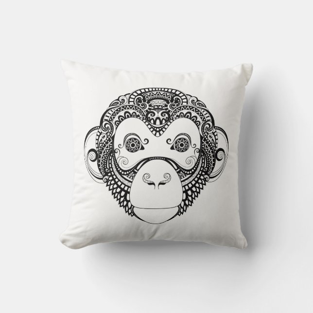 Almofada Design inspirado do macaco (Frente)