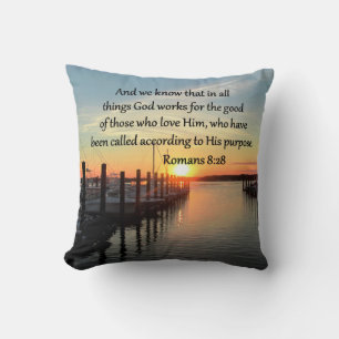 ALMOFADA DESIGN INSPIRANDO ROMANOS 8:28