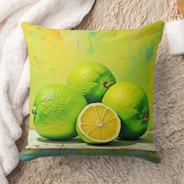 Almofada Design limão de Verão (Cobertor)