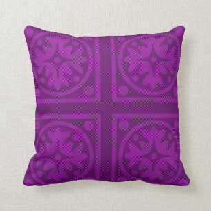 Almofada Design magenta do travesseiro da cor sólida