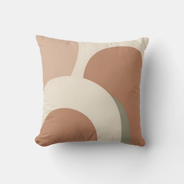 Almofada Design Minimalista Abstrato Boho Arco (Frente)