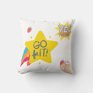 Almofada design motivacional inspirador