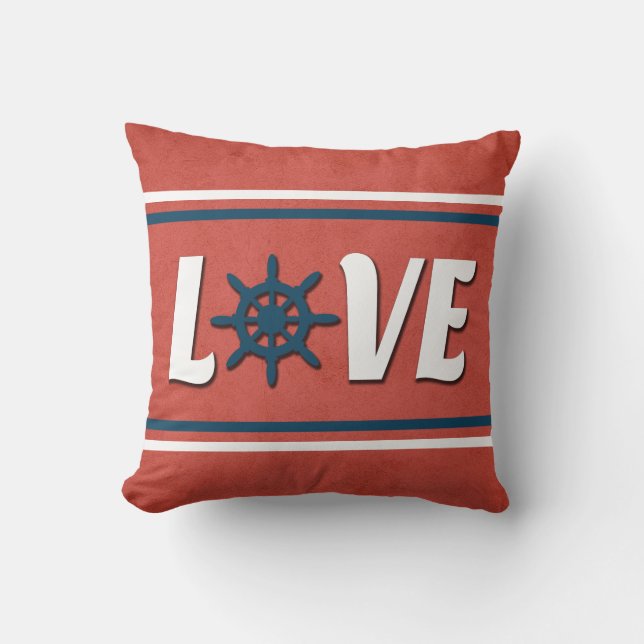 Almofada Design náutica de amor (Frente)