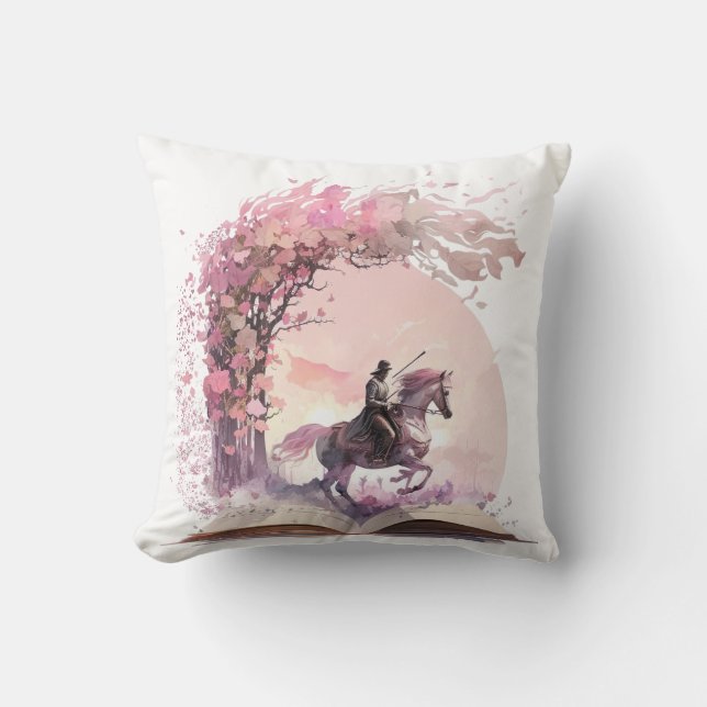 Almofada Design para Amantes de Livros de Fantasia (Frente)