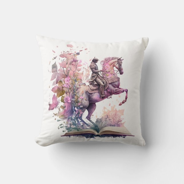 Almofada Design para Amantes de Livros de Fantasia (Frente)