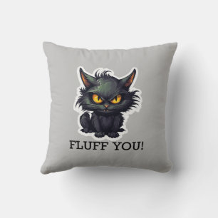 Almofada Design para gatos pretos bebê - Travesseiro decora