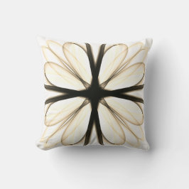 Almofada Design preto escuro - preto - branco