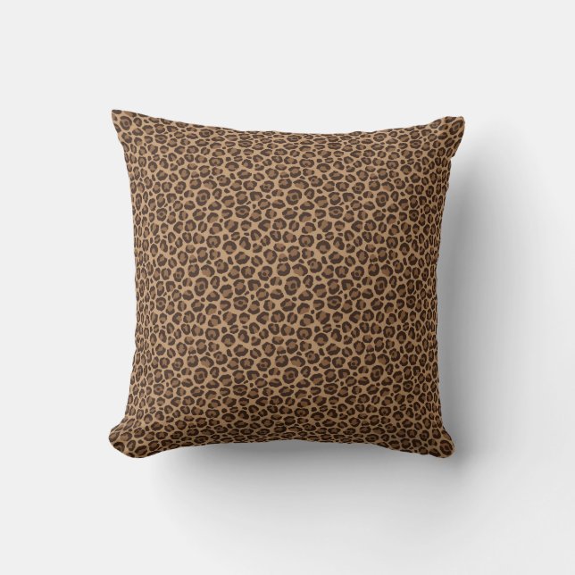 Almofada Design Série Clássica Leopardo 12 (Frente)