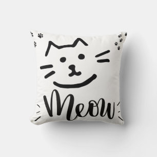 Almofada Design Travesseiro de  de Mídia Gato
