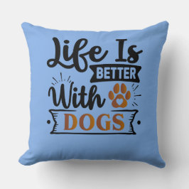 Almofada Designs de citação de Cachorro Engraçado Personali