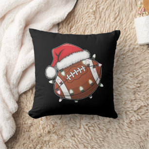 Almofada Desporto de Natal Futebol Americano Amante do Nata