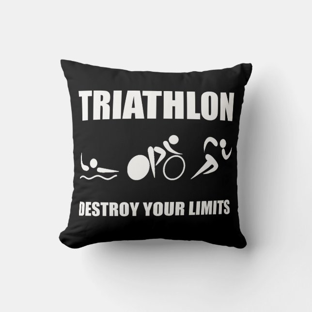 Almofada Destruição de Triathlon (Frente)