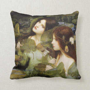 Almofada Detalhe de John W. Waterhouse Hylas e Ninfhs