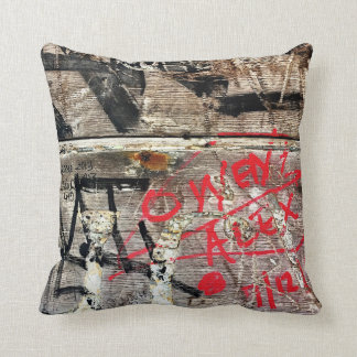 Almofada Deterioração moderna dos grafites na foto de