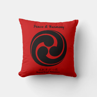 Almofada Detesto Familiar Japonês Minimalista de Vintage Pe