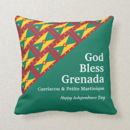 Almofada DEUS ABENÇOE GRENADA Texto Personalizado VERDE