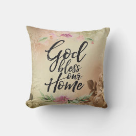 Almofada Deus abençoe nossa casa