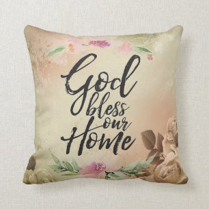 Almofada Deus abençoe nossa casa