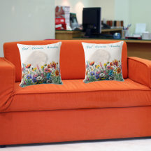 Deus Cria Maravilhas - Travesseiro decorativo (16"