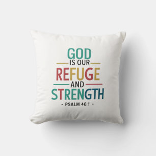 Almofada Deus É Nosso Refúgio E Força - Salmo 46:1