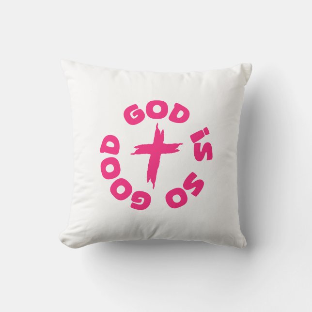Almofada Deus é tão bom (Frente)