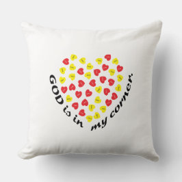 ALMOFADA DEUS ESTÁ NO MEU CANTO.