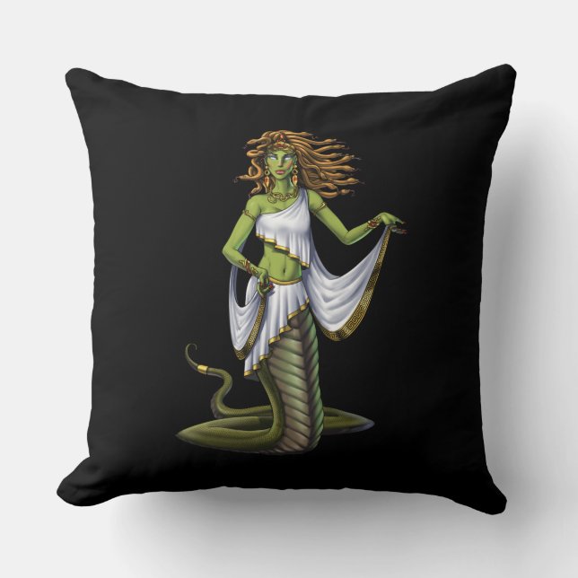 Almofada Deusa de mitologia grega Medusa (Frente)
