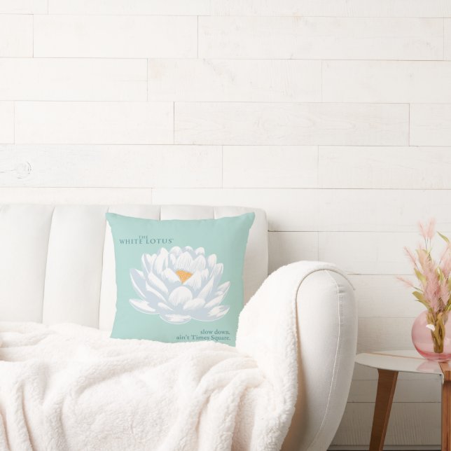 Almofada Devagar, Ain Times Square - O Lotus Branco (Sofá)