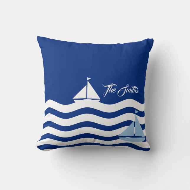 Almofada Dia das embarcações personalizadas (Frente)