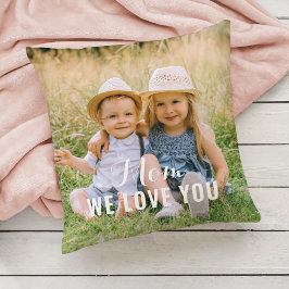 Almofada Dia das Mães Foto Personalizada Mãe Nós Te Amamos
