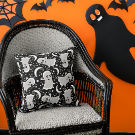Almofada Dia de as Bruxas engraçado Bo Amigo Ghost