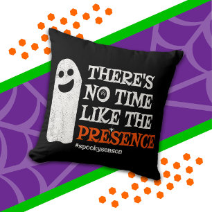 Almofada Dia de as Bruxas engraçado Fantasma Feliz do Espír