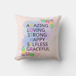 Almofada Dia de as mães Feliz