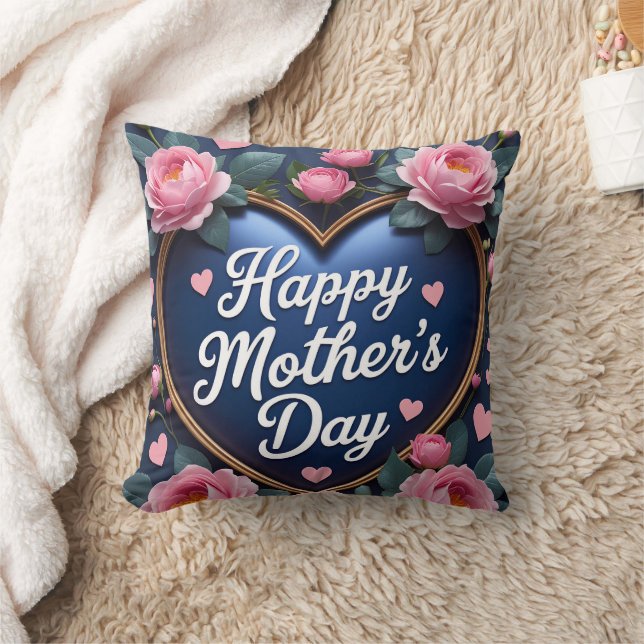 Almofada Dia de as mães Feliz (Cobertor)