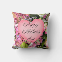Almofada Dia de as mães Floral Rosa